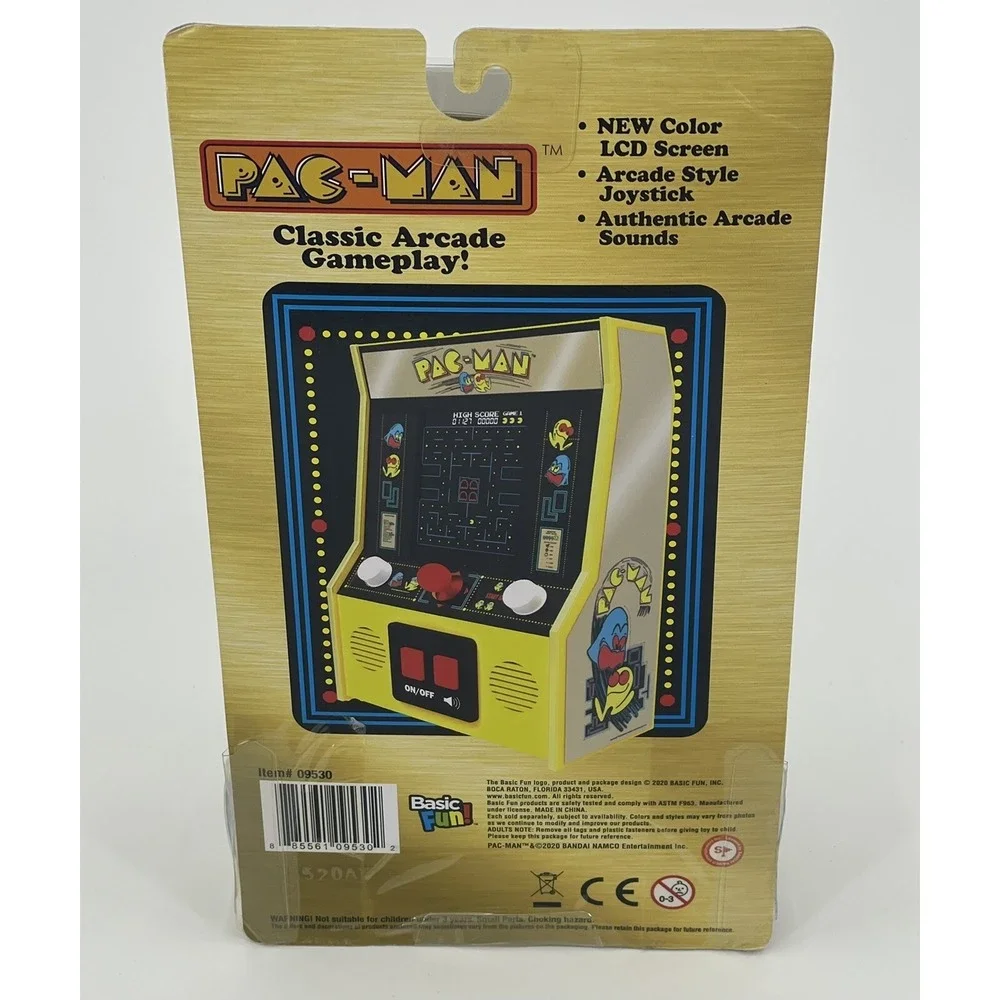 PAC-MAN 2020 Basic Fun Brand Classic Arcade Gameplay Brand New in Box 40th Ann.